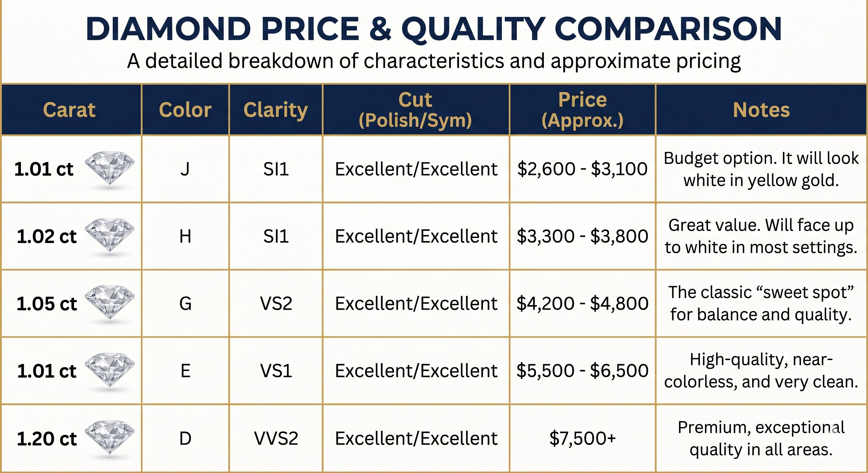 diamond price comparison